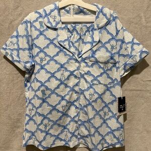 Roller Rabbit x Target collaboration "Geo Trellis" Pajama Set